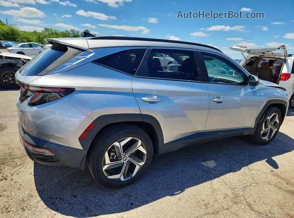 5NMJFCAE5NH124397 2022 HYUNDAI TUCSON Silver Trasero derecho
