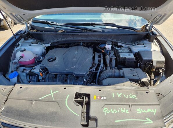 5NMJFCAE5NH124397 2022 HYUNDAI TUCSON Silver Vista del compartimento del motor