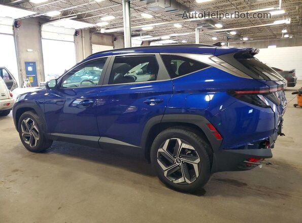 5NMJFCAE5NH134847 2022 HYUNDAI TUCSON Blue Задня ліва чверть