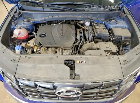 5NMJFCAE5NH134847 2022 HYUNDAI TUCSON Blue Вид підкапотного простору