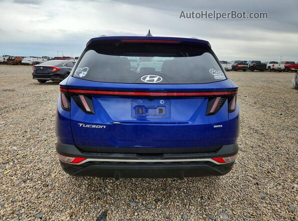 5NMJFCAE5NH148828 2022 HYUNDAI TUCSON Blue Rear view