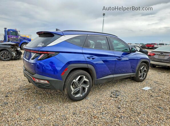 5NMJFCAE5NH148828 2022 HYUNDAI TUCSON Blue Rear right