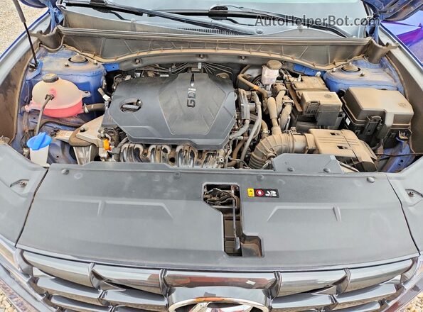5NMJFCAE5NH148828 2022 HYUNDAI TUCSON Blue Engine compartment view