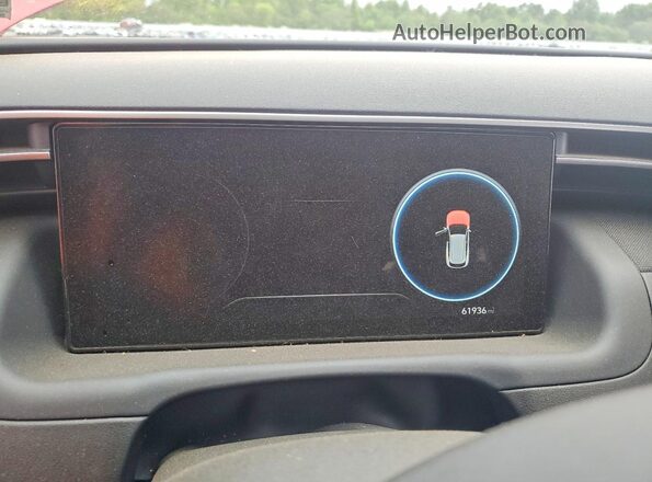 5NMJFCAE5PH279230 2023 HYUNDAI TUCSON Red Սարքավորումների վահանակի տեսք