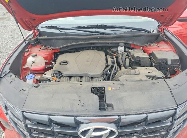 5NMJFCAE5PH279230 2023 HYUNDAI TUCSON Red Շարժիչի բաժամունքի տեսք