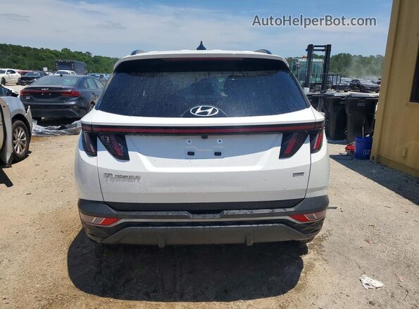 5NMJFCAE9NH065662 2022 HYUNDAI TUCSON White Հետևի տեսք
