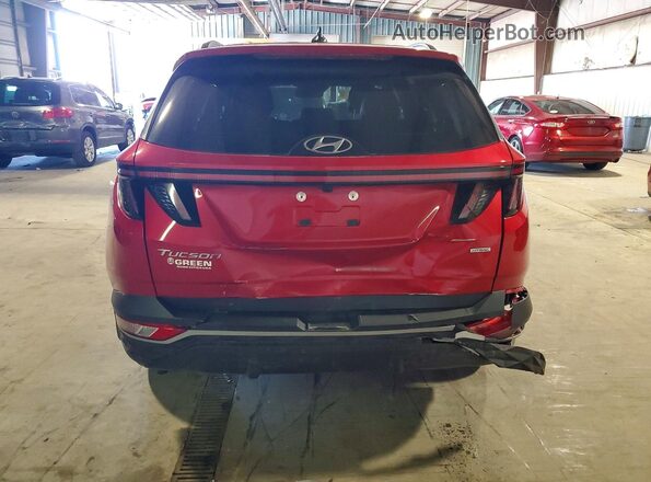 5NMJFCAE9PH171306 2023 HYUNDAI TUCSON Burgundy უკანა ხედი