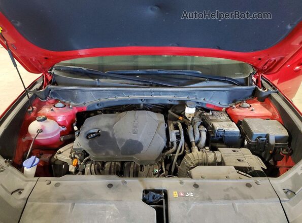 5NMJFCAE9PH171306 2023 HYUNDAI TUCSON Burgundy ძრავის განყოფილების ხედი