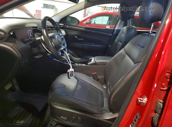 5NMJFCAE9PH171306 2023 HYUNDAI TUCSON Burgundy წინა სალონის ხედი