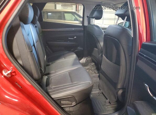 5NMJFCAE9PH171306 2023 HYUNDAI TUCSON Burgundy უკანა სალონის ხედი