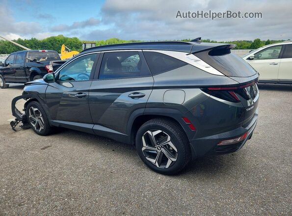 5NMJFCAE9PH171385 2023 HYUNDAI TUCSON Gray Trasero izquierdo
