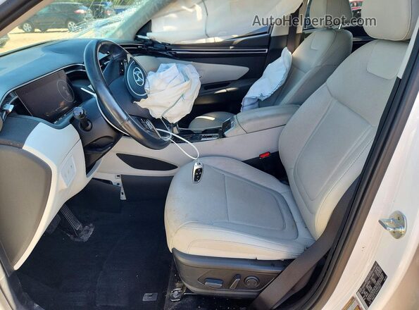 5NMJFCAE9PH228877 2023 HYUNDAI TUCSON Белый Вид салона спереди
