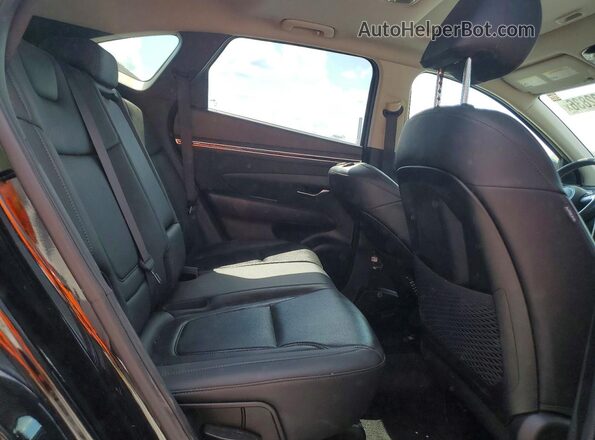5NMJFCAE9PH255643 2023 HYUNDAI TUCSON Black უკანა სავარძლების ხედი