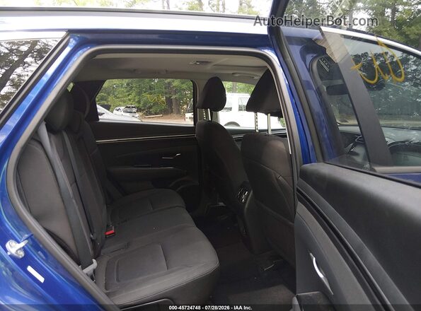 5NMJFCAEXNH095799 2022 HYUNDAI TUCSON Blue Vista de la etiqueta del VIN
