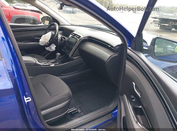 5NMJFCAEXNH105859 2022 HYUNDAI TUCSON Blue წინა სალონის ხედი