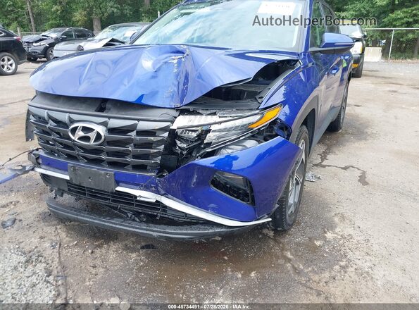 5NMJFCAEXNH105859 2022 HYUNDAI TUCSON Blue წინა ხედი