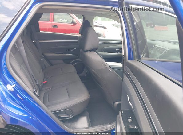 5NMJFCAEXNH105859 2022 HYUNDAI TUCSON Blue VIN კოდის სტიკერის ხედი