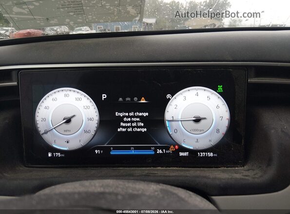 5NMJFCAEXPH274248 2023 HYUNDAI TUCSON White Հետևի նստատեղերի տեսք