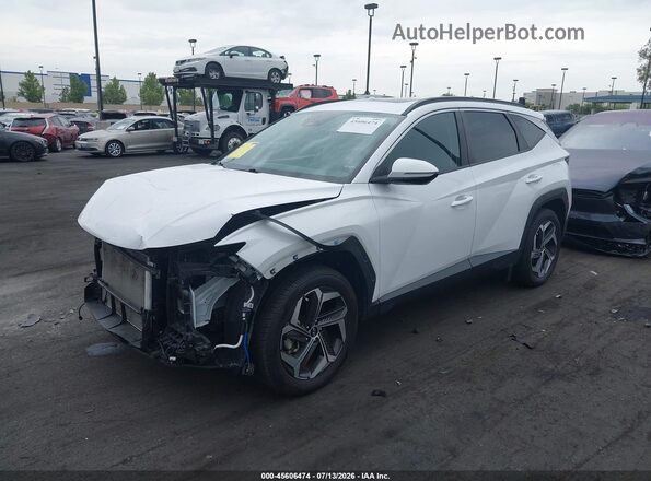5NMJFCDEXRH296572 2024 HYUNDAI TUCSON White Առջևի ձախ երեք քառորդ տեսարան