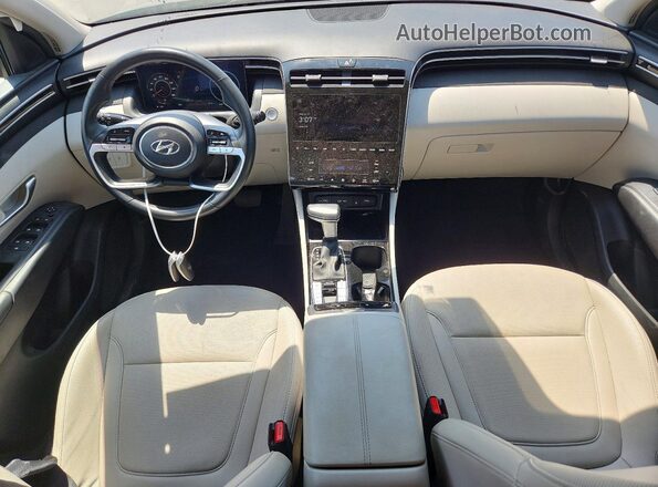 5NMJFCDEXRH304816 2024 HYUNDAI TUCSON Gray Dashboard view