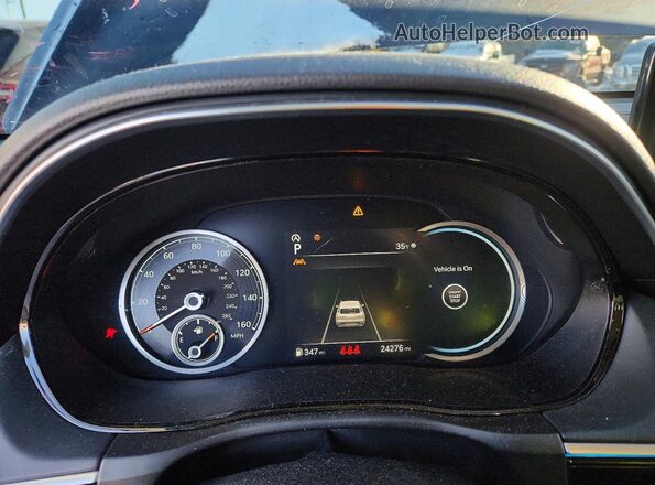 5NMMADTB3SH025660 2025 GENESIS GV70 Black Instrument cluster view
