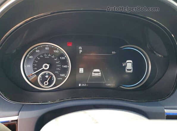 5NMMCDTC4SH021331 2025 GENESIS GV70 Белый Вид щитка приборов