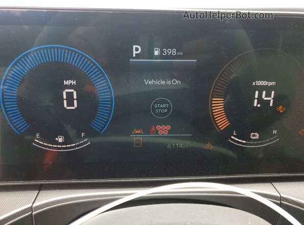 5NMP14G16TH072746 2026 HYUNDAI SANTA Black Instrument cluster view