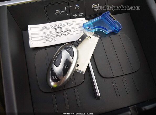 5NMP14G18TH092089 2026 HYUNDAI SANTA FE HYBRID Черный Вид панели приборов