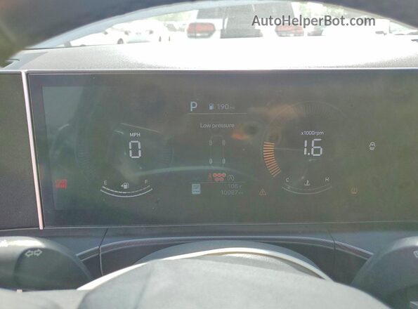 5NMP14GL0RH040871 2024 HYUNDAI SANTA Silver Սարքավորումների վահանակի տեսք