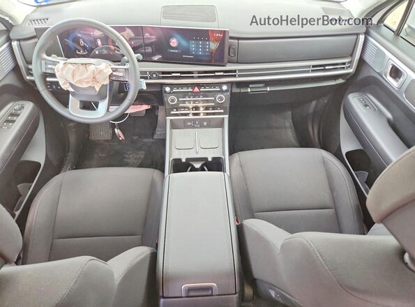 5NMP14GL3SH116377 2025 HYUNDAI SANTA White Вид панелі приладів