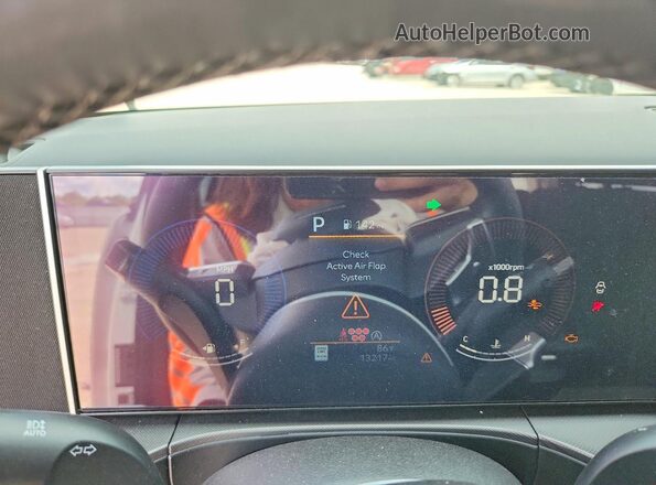 5NMP14GL3SH116377 2025 HYUNDAI SANTA White Вид щитка приладів