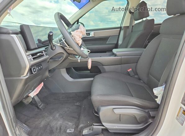 5NMP14GL3SH116377 2025 HYUNDAI SANTA White Вид салону спереду