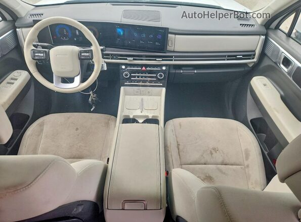 5NMP14GL7RH002859 2024 HYUNDAI SANTA White Widok deski rozdzielczej