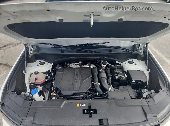 5NMP14GL7RH002859 2024 HYUNDAI SANTA White Widok komory silnika