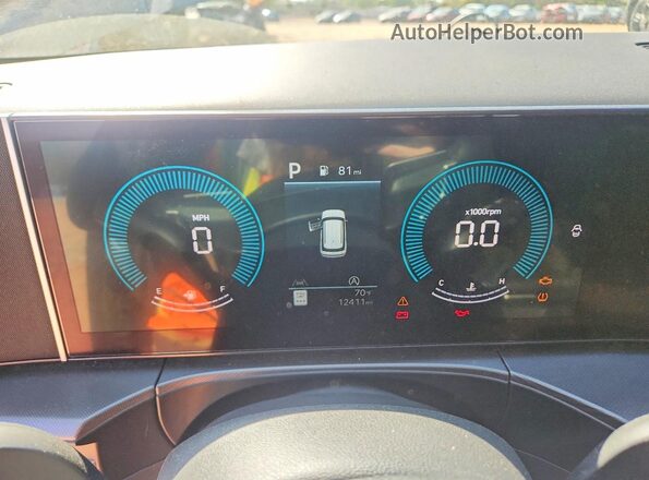 5NMP14GL7SH096120 2025 HYUNDAI SANTA Gray Սարքավորումների վահանակի տեսք