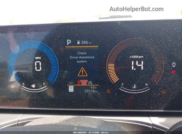 5NMP14GL9SH124581 2025 HYUNDAI SANTA FE Silver Вид задніх сидінь