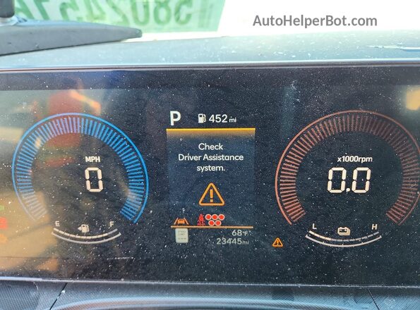 5NMP1DG1XTH076394 2026 HYUNDAI SANTA Серый Вид щитка приборов