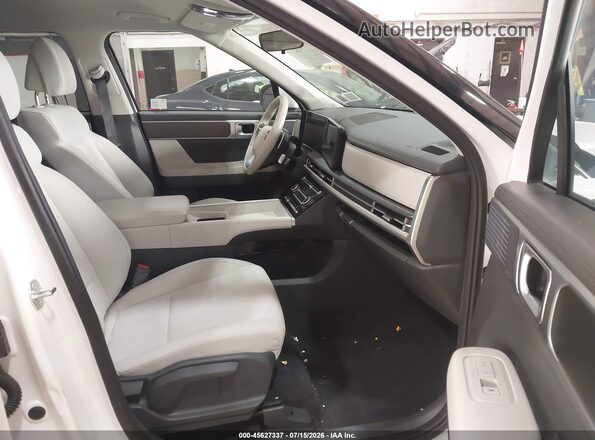 5NMP1DGL6SH122402 2025 HYUNDAI SANTA FE White Вид салону спереду
