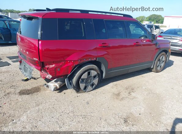 5NMP24G11TH096482 2026 HYUNDAI SANTA FE HYBRID Burgundy Задня права чверть