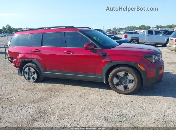 5NMP24G11TH096482 2026 HYUNDAI SANTA FE HYBRID Burgundy Вид задньої частини салону