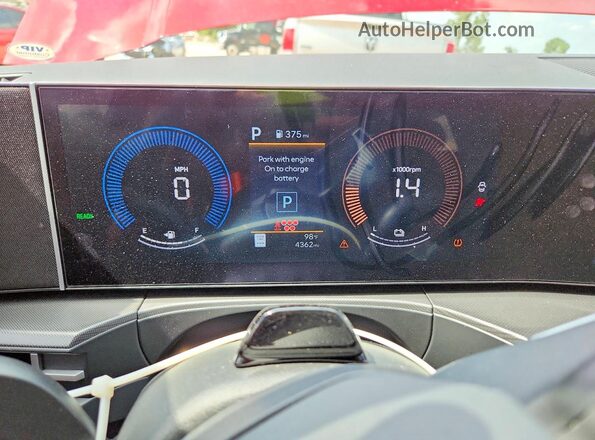 5NMP24G14TH111430 2026 HYUNDAI SANTA Red Սարքավորումների վահանակի տեսք