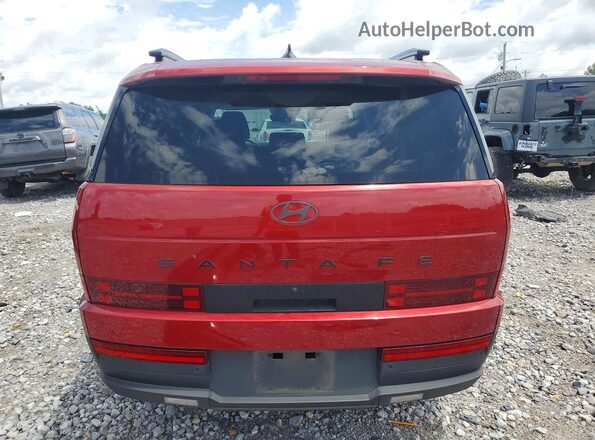 5NMP24G19RH006794 2024 HYUNDAI SANTA Red Widok z tyłu