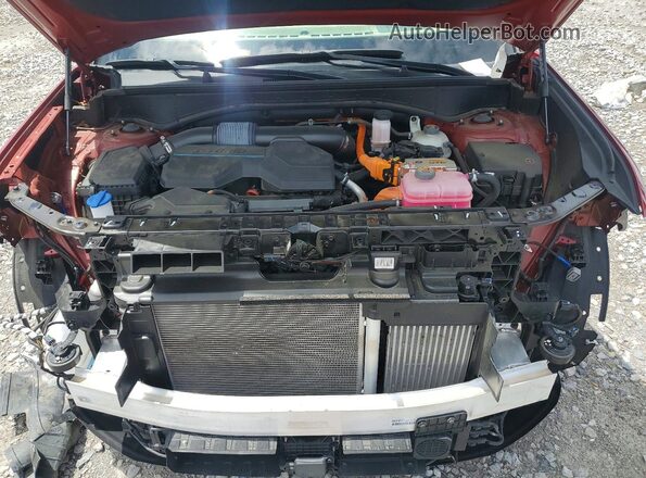 5NMP24G19RH006794 2024 HYUNDAI SANTA Red Widok komory silnika