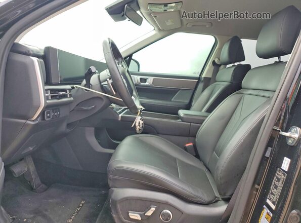 5NMP24G1XRH001362 2024 HYUNDAI SANTA Black Front interior view