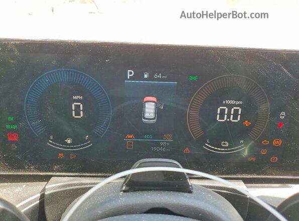 5NMP24G1XSH041060 2025 HYUNDAI SANTA Green Սարքավորումների վահանակի տեսք