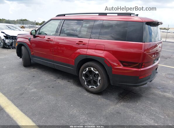 5NMP24GL0SH122375 2025 HYUNDAI SANTA FE Red Trasero izquierdo