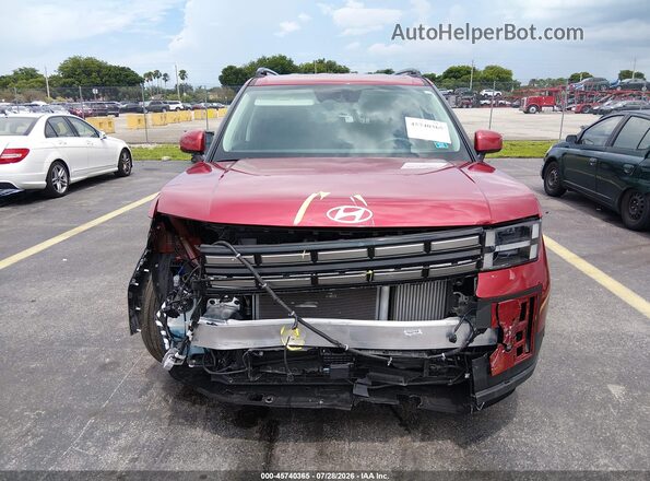 5NMP24GL0SH122375 2025 HYUNDAI SANTA FE Red Vista interior trasera