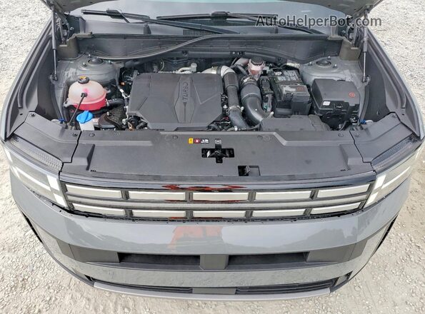 5NMP24GL2RH037712 2024 HYUNDAI SANTA Gray Vista del compartimento del motor
