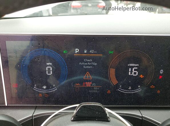 5NMP24GL3RH026394 2024 HYUNDAI SANTA Silver Instrument cluster view
