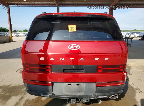 5NMP24GL5SH078762 2025 HYUNDAI SANTA Red უკანა ხედი